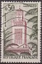 France - 1960 - Vistas - 50 C - Multicolor - French, Gran Mezquita, Tlemcen - Scott 946 - Tlemcen Great Mosque - 0